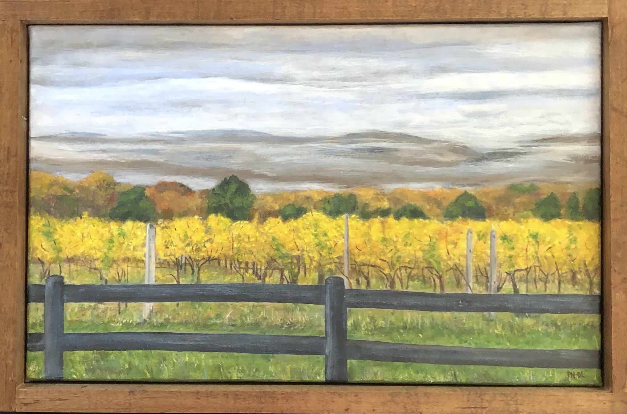 Pollak Vineyard in Fall, Greenwood VA